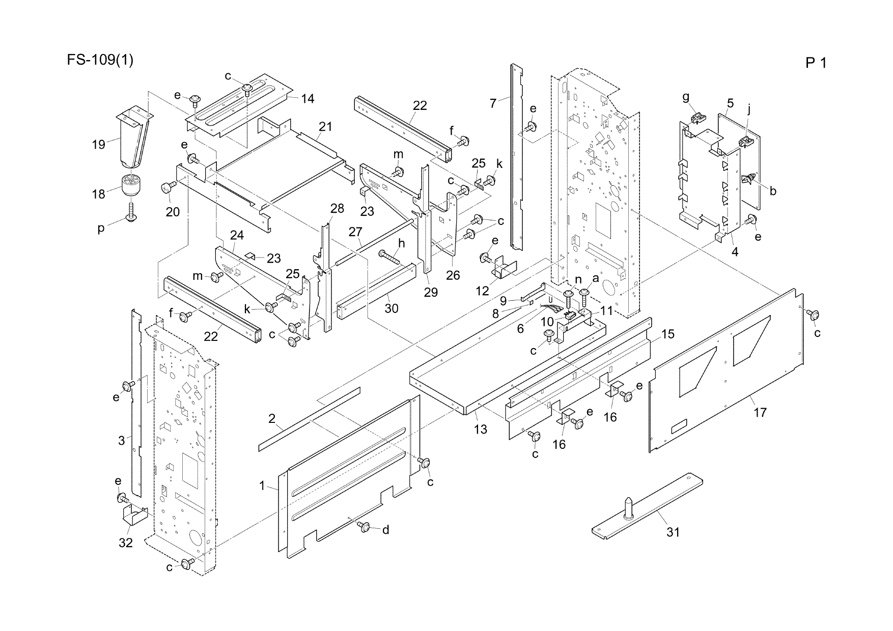 Konica-Minolta Options FS-109 Parts Manual-2